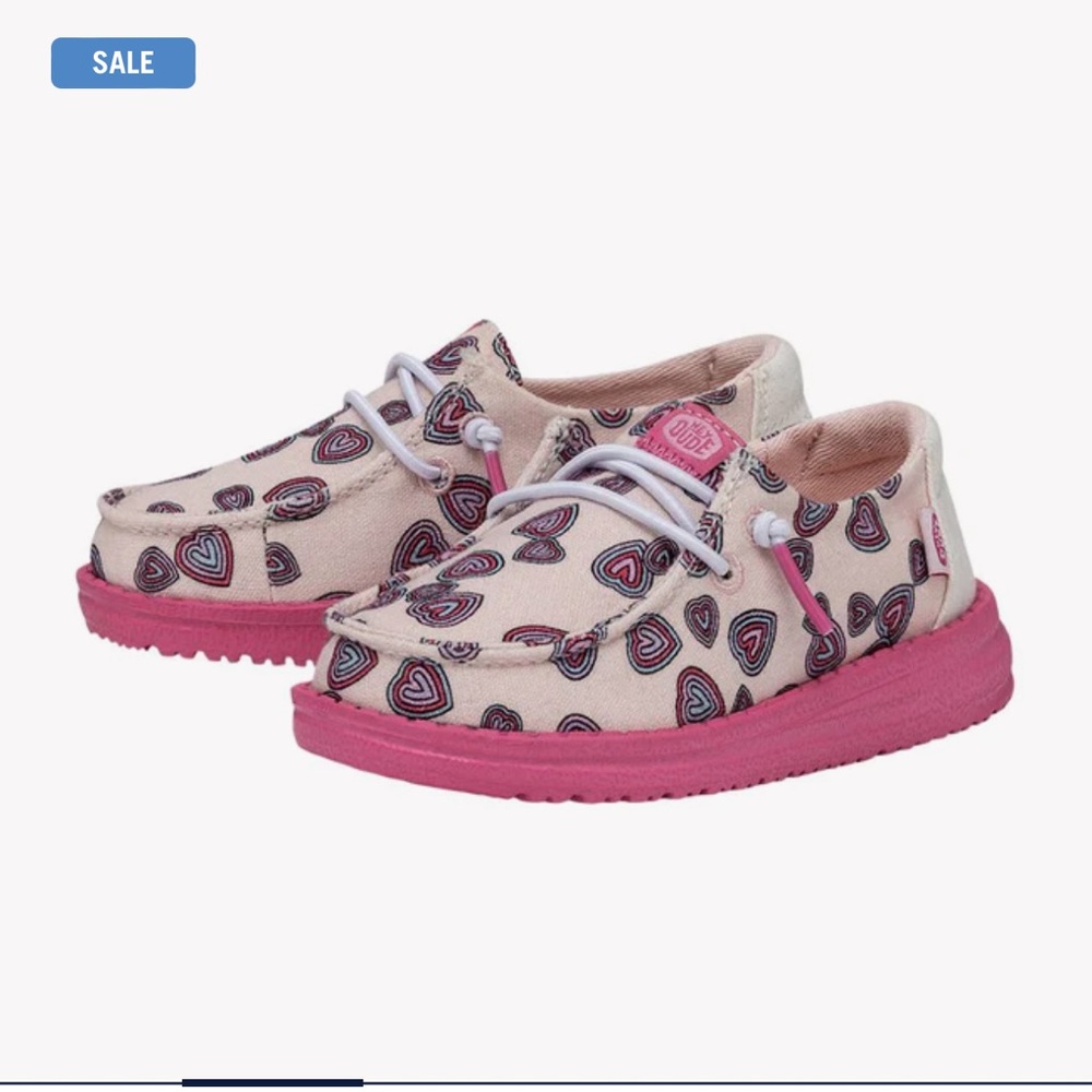 Toddler size 8 Hey Dudes